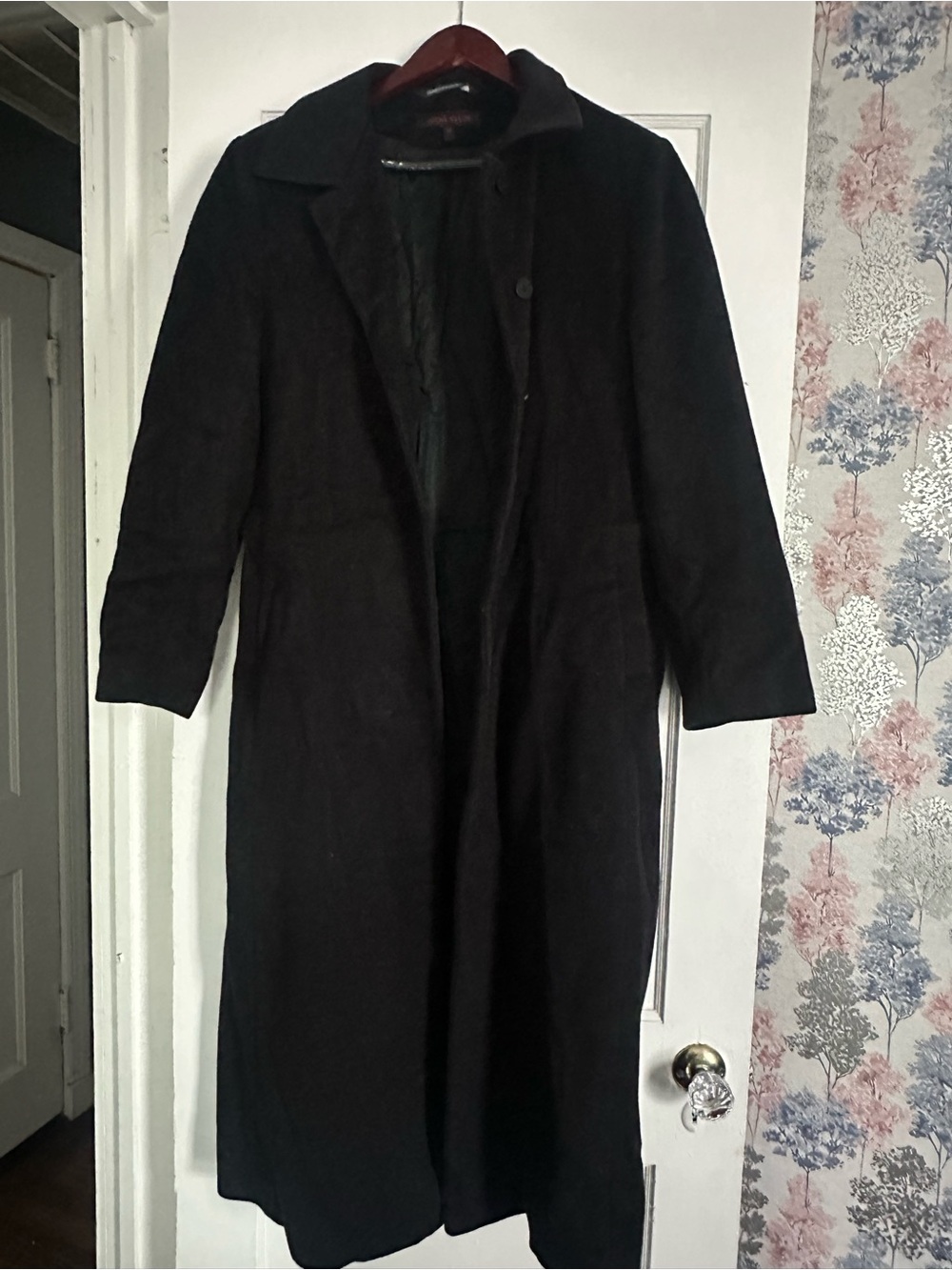Anne Klein Black Long Coat